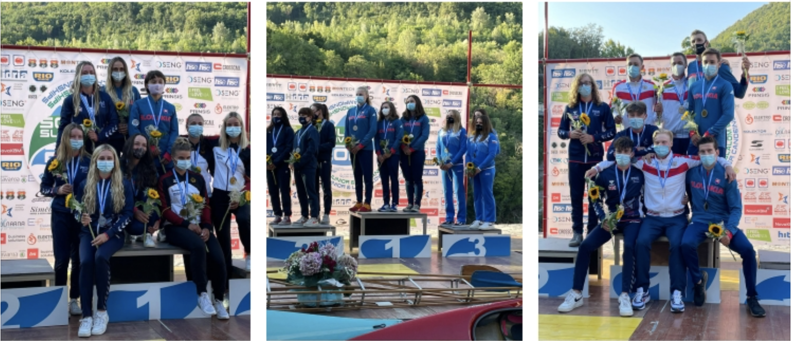 Kajakárky dvojnásobne zlaté, kajakári bronzoví